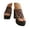 Brown, variant on Women's Polka Dots Stiletto Heel Slides Sandals Summer Platform For With Large Sizes Casual Open Toe On Sandals Featuring Round Pattern And Thick Heel Black 37
