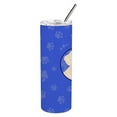 thumbnail image 2 of Carolines Treasures WDK1166TBL20 Poodle Toy Cream  Stainless Steel 20 oz Skinny Tumbler Blue 20 oz multicolor, 2 of 4