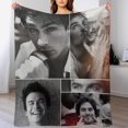 thumbnail image 5 of Handsome #1 Ian Somerhalder Blanket Ultra Soft Flannel Fleece Blanket Stylish Bedroom Living Room Sofa Warm Blanket All Season Use 40"*50" （100 * 130cm）, 5 of 6