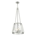 thumbnail image 3 of Satin Nickel Four Light Pendant from the Crawford Collection, 3 of 5