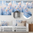 thumbnail image 4 of Designart "Interlocking Perspectives Blue Pink Fusion" Cubism Metal Art Living Room, 4 of 5