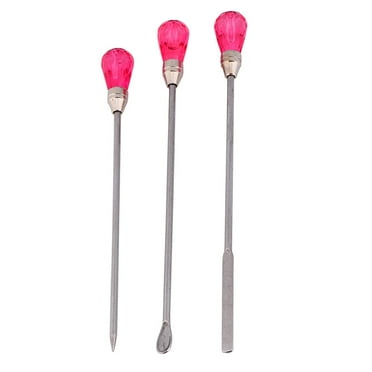 Jinyuann 1 Set of 3Pcs DIY Handmade Jewelry Tools Resin Craft Making Accessories Crystal Epoxy UV Glue Jewelry Accessories Rosy