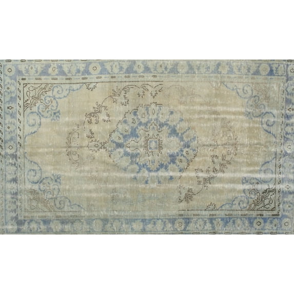 Ahgly Company Indoor Rectangle Traditional Sage Green Persian Area Rugs, 4' x 6'