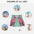 thumbnail image 6 of FORMRS Boys Swim Trunks Quick Dry Mesh Liner Boardshorts Sizes XS-XL, Pink Cheetah, 6 of 7