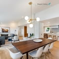 thumbnail image 2 of Scandinavian style living room chandelier fashionable atmosphere light luxury simple, 2 of 4