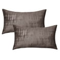 thumbnail image 4 of Home Soft Things Textured Velvet 2 Piece Pillow Shell Set - Raindrum - 14" x 26", 4 of 5