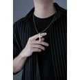 thumbnail image 6 of Cross Necklace for Men Women CZ 14k Gold Plated Stainless Steel Plain Simple Cross Pendant Necklace for Men, 6 of 6