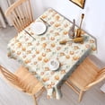 thumbnail image 2 of Fall Pumpkin Pattern Square Tablecloth,Waterproof Square Table Cover,Wipeable Spillproof Washable Table Cover for Home Kitchen Party Decor 42"X42"(107x107cm), 2 of 6