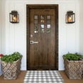 thumbnail image 5 of Front Door Mat Indoor Outdoor Outside Entrance - 16*24in Washable Gray Checkboard Thin Bathroom Rugs Fit Under Door, Bath Rugs for Bathroom, Kitchen Rugs Mats for Floor, 5 of 6