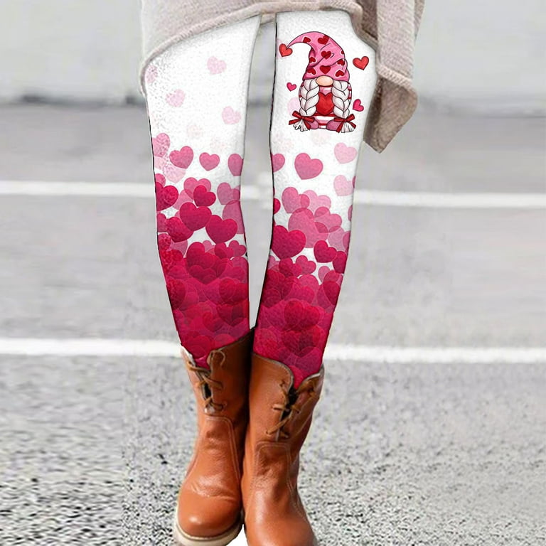 JDEFEG Plus Size Boy Shorts Underwear For Women Ladies Leggings Valentine  Day Cute Print Casual Comfortable Home Leggings Boot Pants Vintage Nylon  Panties Size 6 Polyester,Spandex H Xxl 