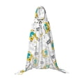 thumbnail image 7 of Honeii Dinosaur on Excavator Print Poncho Cape, Cloak Coat, Snuggly Hooded Wearable Blanket, Hooded Cape For Teenagers,Halloween Costumes-Large, 7 of 7