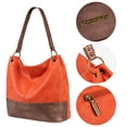 thumbnail image 4 of Bolso Hobo Montana West MWC-047OR2 de piel grande para mujer, 4 of 6
