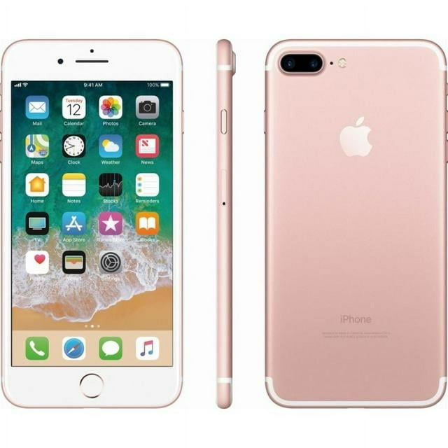 Apple iPhone 7 Plus 32 Go GSM Débloqué AT&T T-Mobile Or Rose (Reconditionné)