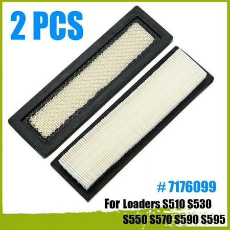 

2pcs Air Filter Kit Part # 7176099 For Loaders S510 S530 S550 S570 S590 S595