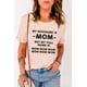 thumbnail image 1 of ABPHQTO Camiseta rosa con gráfico Mi apodo es mamá pero mi nombre completo es mamá para mujer, 1 of 5
