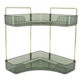 thumbnail image 2 of Bathroom Counter Organizer, Easy Assembly Metal Corner Countertop Shelf Makeup Cosmetic Storage for Bathroom Kitchen, 2 of 7