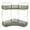 Dark Green, variant on 2 Tier Corner Bathroom Countertop Organizer Space Saving Metal Shelf for Cosmetics Skin Care Transparent 11.6x8.3x13.6 in / 29.5x21x34.5 cm