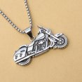 thumbnail image 4 of Stainless Steel Motorcycle Pendant Necklace For Men Retro Party Club Clavicle Jewelry, 4 of 5