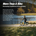 thumbnail image 3 of Strider 14x Classic, Awesome Blue - Balance Bike for Kids 3 to 6 Years - Includes Kid-Size Grips, Padded Seat, Performance Footrest & All-Purpose Tires - Easy Assembly & Tool-Free Adjustments, 3 of 7