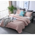 thumbnail image 3 of Kasentex Geometric Microfiber/Polyester Quilt, Queen, Pink, 3 of 6