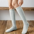 thumbnail image 2 of JJHGVB Thick Thigh High Socks Long Fuzzy Socks Knee High Wool Socks Women Socks Mens Socks for Women Crew Mens Long Socks Compression Crew Socks for Women G One Size, 2 of 4