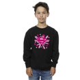 thumbnail image 2 of DC Comics Boys Superman Pink Hearts And Stars Logo Sweatshirt, 2 of 3