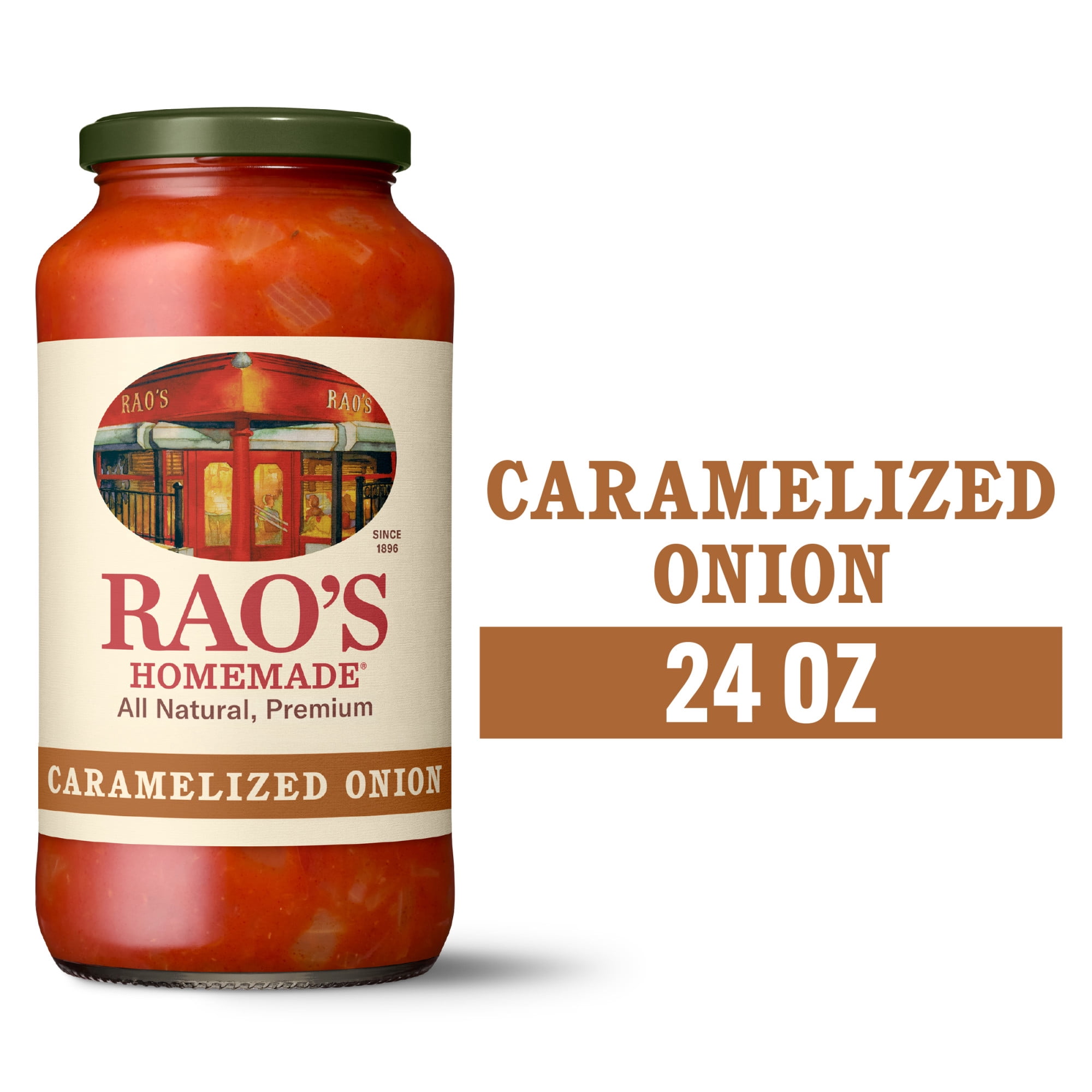 (3 pack) Rao's Homemade Caramelized Onion Sauce Made with Italian Tomatoes, 24 oz