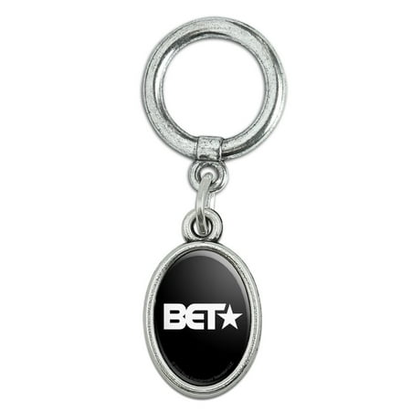BET Logo Shoe Sneaker Shoelace Oval Charm Jewelry