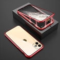 thumbnail image 1 of IBAOLEA Powerful Magnetic Phone case for Apple iPhone, Front and Rear Tempered Glass Full-Screen Cover Integrated Design [Support Wireless Charging] iPhone11 Gules Gules iPhone11, 1 of 8