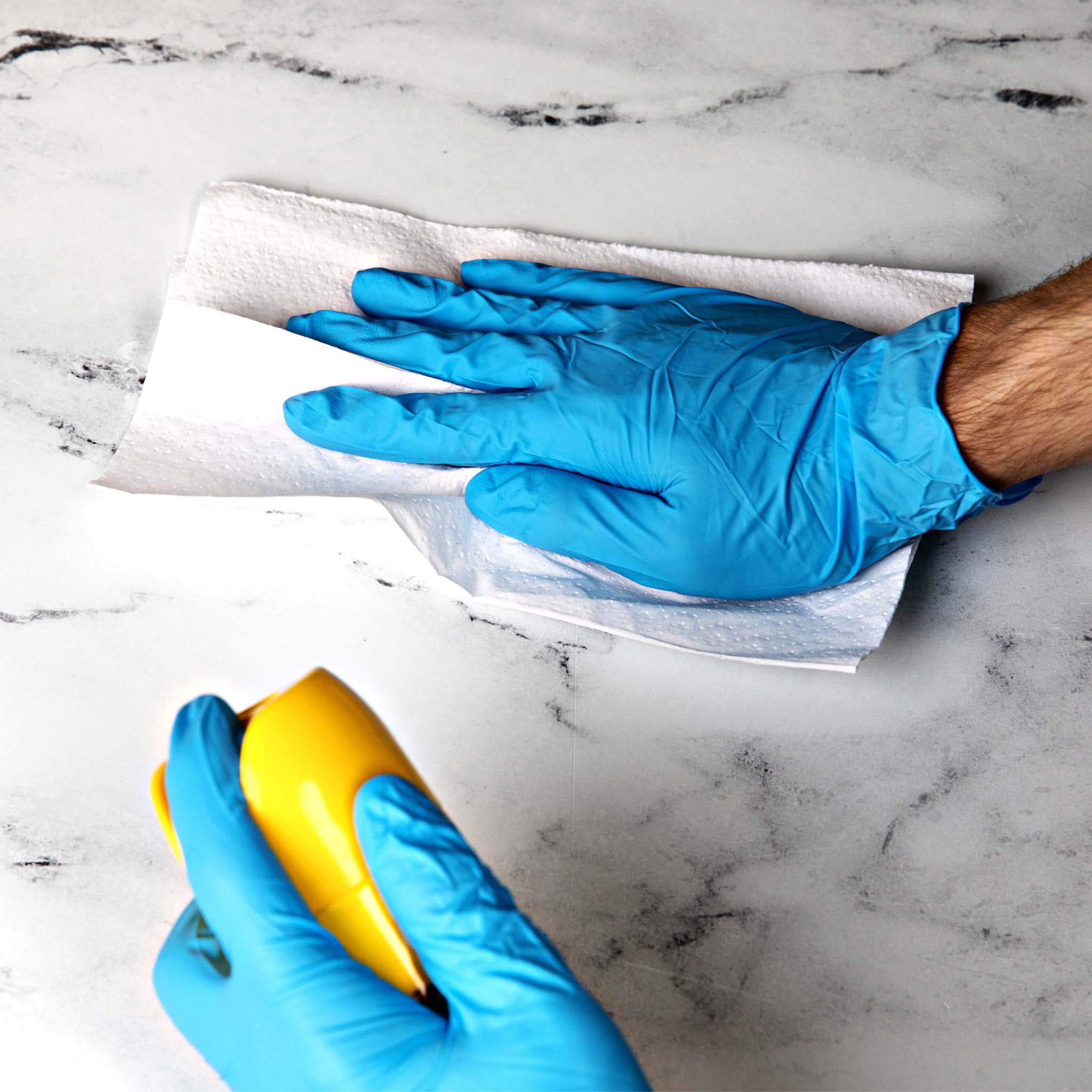 HandCare Blue Nitrile Gloves - Exam Grade, Powder Free (4 Mil), 1,000 Gloves Medium