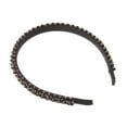 thumbnail image 5 of Unique Bargains 1pc Faux Crystal Headband Women Hairband Hair Accessories 0.59 Inch Wide Champagne Black, 5 of 7