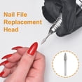 thumbnail image 7 of Monebena 15 Pcs Nail File Replacement Head Refills Set for Finishing Salon Electronic Manicure, 7 of 7