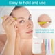 thumbnail image 1 of Pinzas de cuatro piezas para cejas de color, herramienta para recortar cejas, pinzas para pestañas, 1 of 5