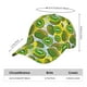 thumbnail image 2 of Fotbe Watercolor Kiwi Fruits Summer Gorro Clásico de Béisbol, Gorra Ajustable con Broche Snapback, Gorro de Exterior de Algodón Suave, 2 of 6