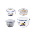 thumbnail image 1 of Set de Contenedores multiusos Lock & Lock HPL005 950 ml 1.3L 2.5L 4L, 1 of 5
