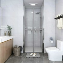 vidaXL Shower Door Clear ESG 35.8"x74.8"