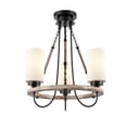 thumbnail image 2 of Innovations Lighting - Paladin - 3 Light Mini Chandelier In Farmhouse, 2 of 2