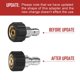 thumbnail image 2 of Adaptador para Lavadora A Presión, Kit de Desconexión Rápida, Conector Giratorio M22 A Conexión Rápida 3/8 Pulgada, Conector Liberación Rápida 3/4 Pulgada, Conversión de M22 A M22, 2 of 7