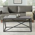 thumbnail image 2 of 40" Modern Geometric Coffee Table - Dark Concrete (gray), 2 of 3
