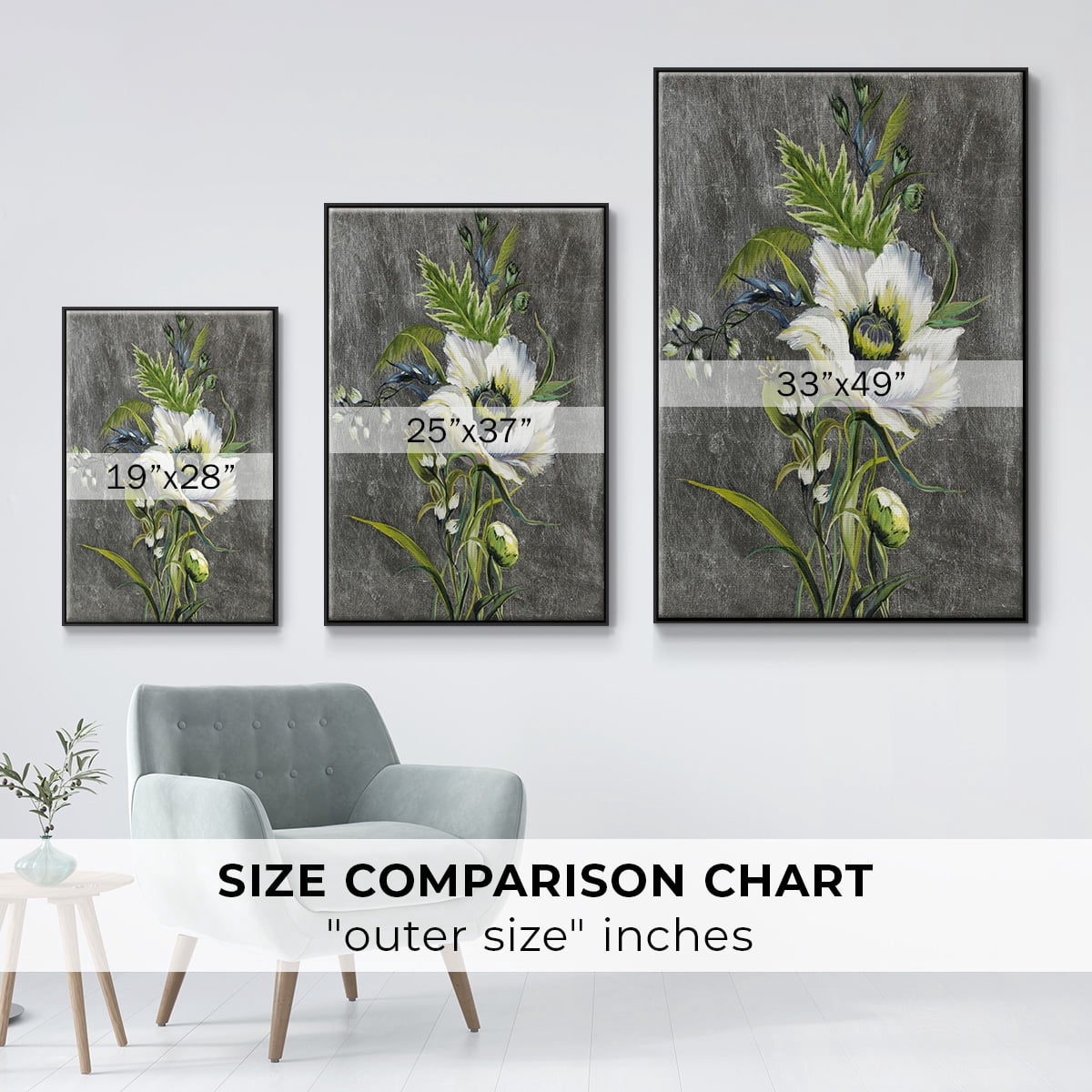 Sunny Sunday II Framed Premium Gallery Wrapped Canvas - Ready to Hang - 17 x 25 - Black Floating Frame