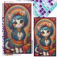 thumbnail image 1 of 5D DIY Taladro Iris Gato Kit Del 40x70cm, 1 of 9