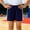 Navy, variant on Liyamei Boys Training Shorts with Elastic Waist for Basketball Running Size 4-14,Black