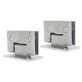 thumbnail image 3 of Bisagra de puerta de vidrio de 2 uds., puerta de vidrio resistente, bisagras de 90 grados, abrazadera de puerta de baño de acero inoxidable duradera para inodoro de baño, 3 of 5