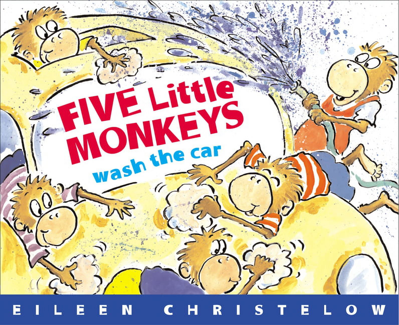Eileen Christelow, Book, Five Little Monkeys Wash the Car