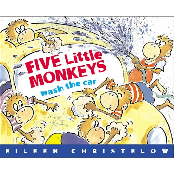 Five Little Monkeys Wash the Car (Paperback)