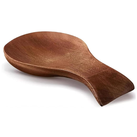 Clearance Under $5 Wooden Spoon Rest with Spill-Guard Design for Kitchen Counter