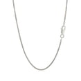 thumbnail image 3 of ARAIYA JEWELRY 925 Sterling Silver 1.27 mm Rhodium Plated Box Chain 24'' for Women, 3 of 6