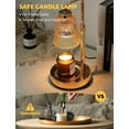 thumbnail image 2 of Lámpara calentadora de velas GODONLIF con temporizador regulable y ajustable. Altura, 2 of 6