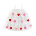 thumbnail image 1 of Robe en Maille à Volants Sans Manches pour Tout-Petites Filles, Robe de Fête, Robe de Danse, Robes de Princesse, 1 of 4