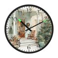 thumbnail image 2 of Voice Activated Clock with Glow Light 12 Inch Large Silent Wall Clock Battery Operated for Home Decor Charming Christmas Doorway, 2 of 8